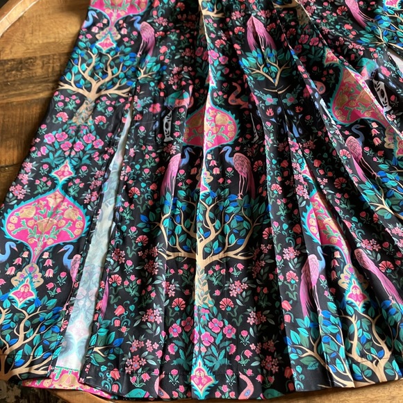 SANDRO PARIS Maxi Skirt Enchanted Forest Floral Pattern Size 0 - Picture 9 of 11